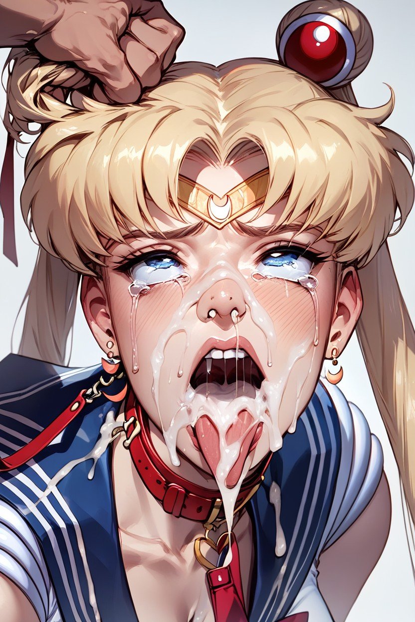 Ahegao, Disgusted, Humongous Tits AI Porn