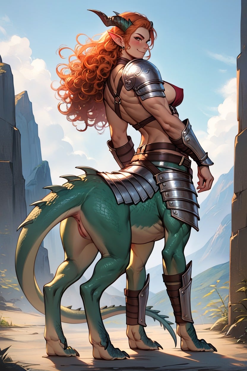 Full Body, Metal Shoulder Armorleft Shouldermetal Gauntlets, 1 Person Furry AI Porn