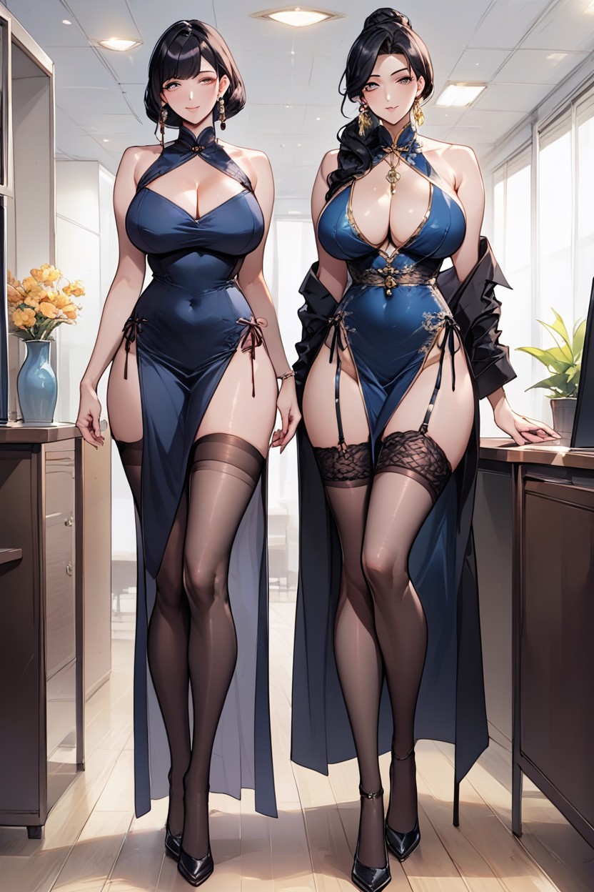 Chinese, Koreanisches Kleid, DünnKI Porno