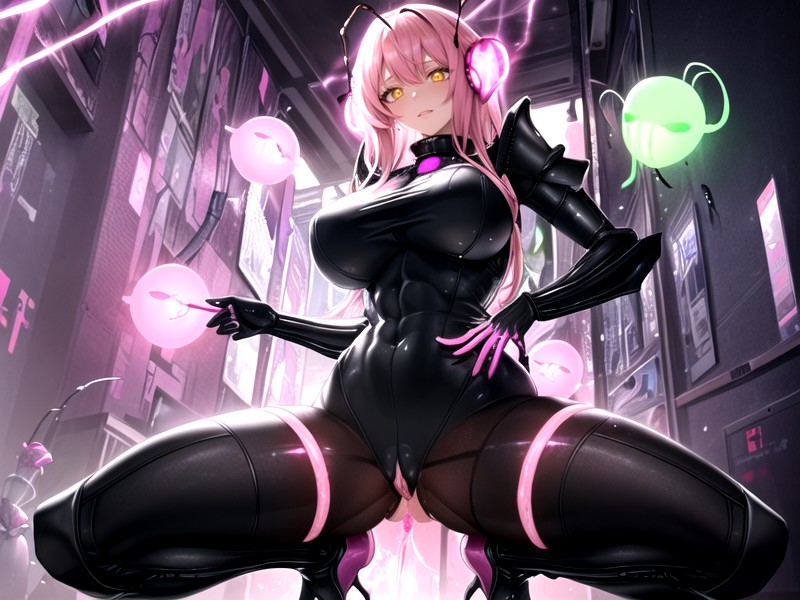 Alien Pussy, Close Up, Jagged Labia Petals Furry AI Porn