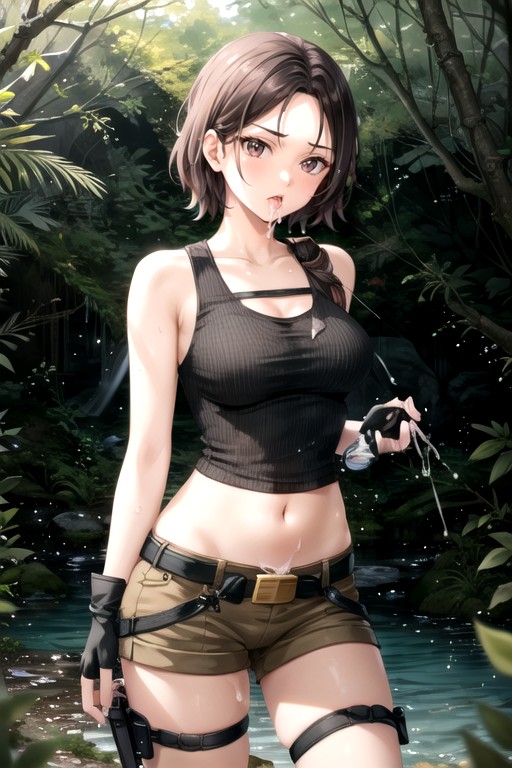Anime Motion, Fellatio With Tentacle Penis, Fingerless Gloves AI獸人黃片
