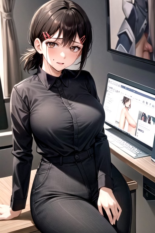 Office Shirt, Office, Office Pants Hentai AI Porn