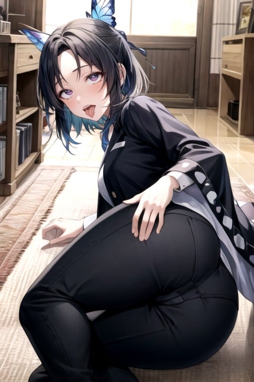 Sideways Vagina, Kochou Shinobu (demon Slayer), Ahegao Furry AI Porn