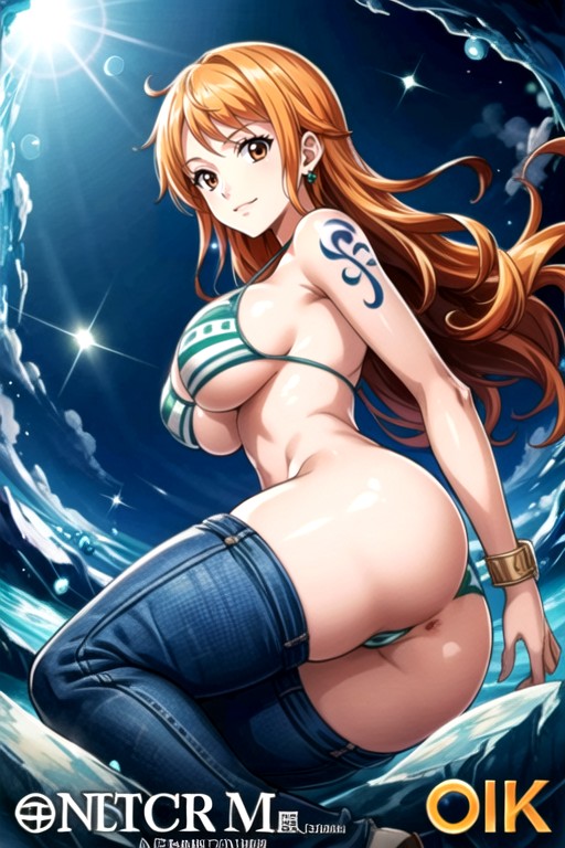 Nami (one Piece), Bunda Média, Japonesa Pornografia de IA