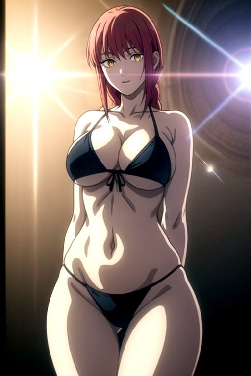 Makima (chainsaw Man), Bikini Échancré, Cul Énorme Porno IA Furry