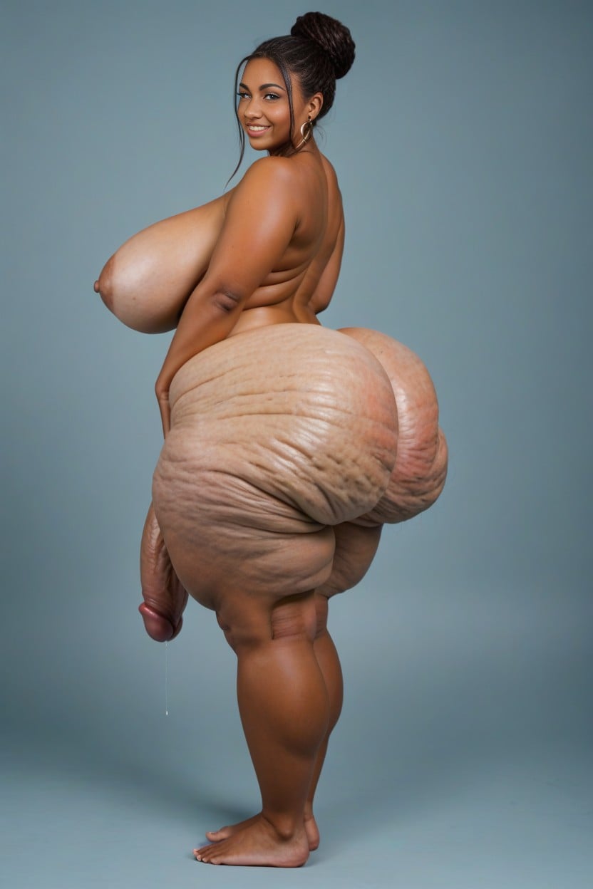 De Pie, Ssbbw, Penis Showing Porno IA