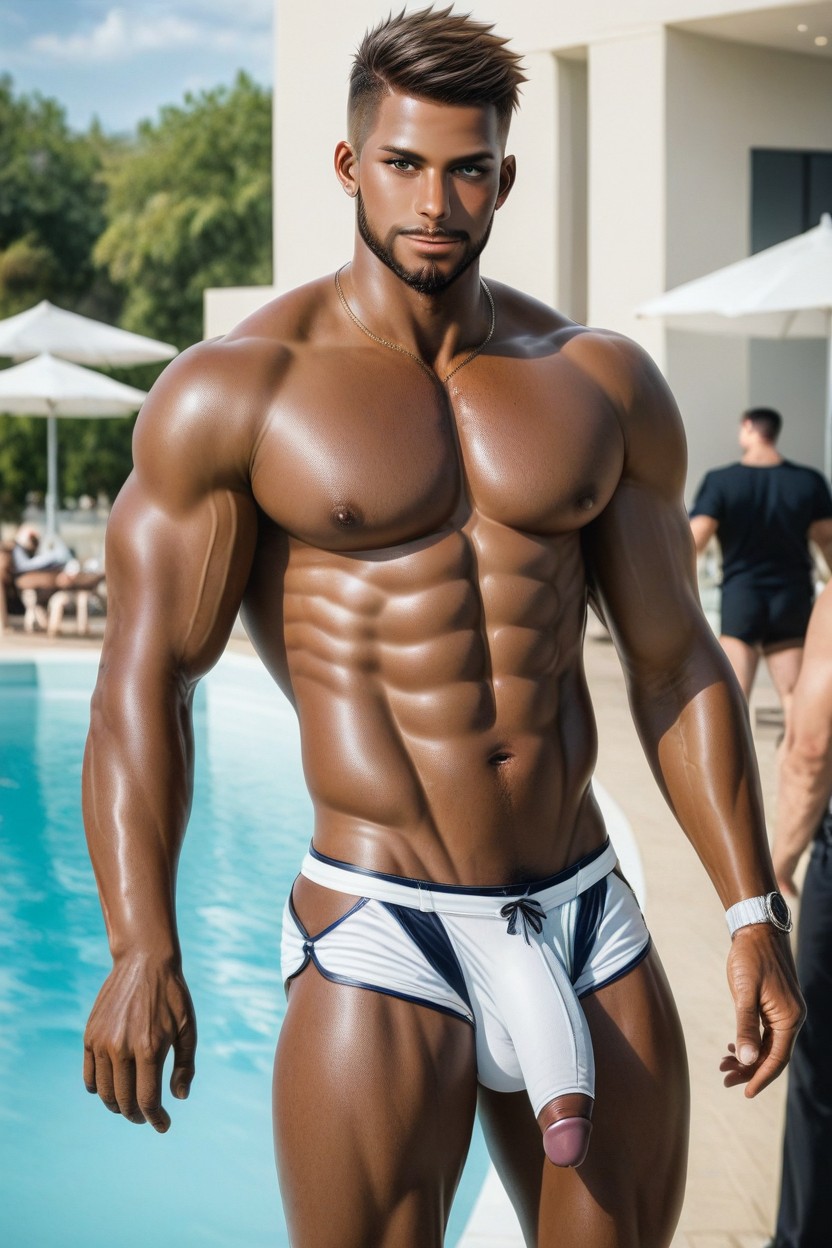 K-pop Idol, Nsfw, Muscular AI Gay Porn