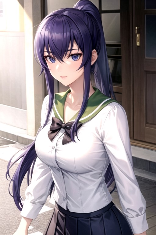 Busujima Saeko (high School Of The Dead) Furry AI Porn