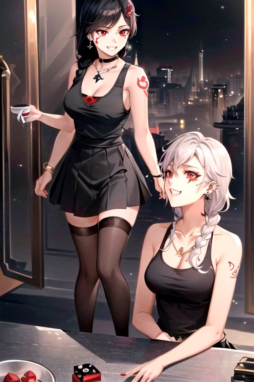 '", Tank Top, Grin Hentai AI Porn