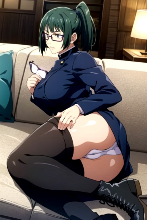 Maki Zenin (jujutsu Kaisen), Sideways Vagina, Couch Furry AI Porn