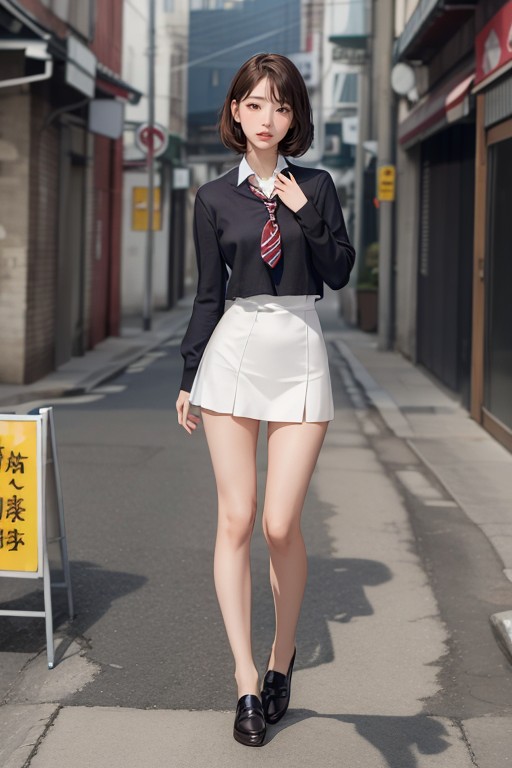 スキニー, Perfect Legs, 立つAIポルノ