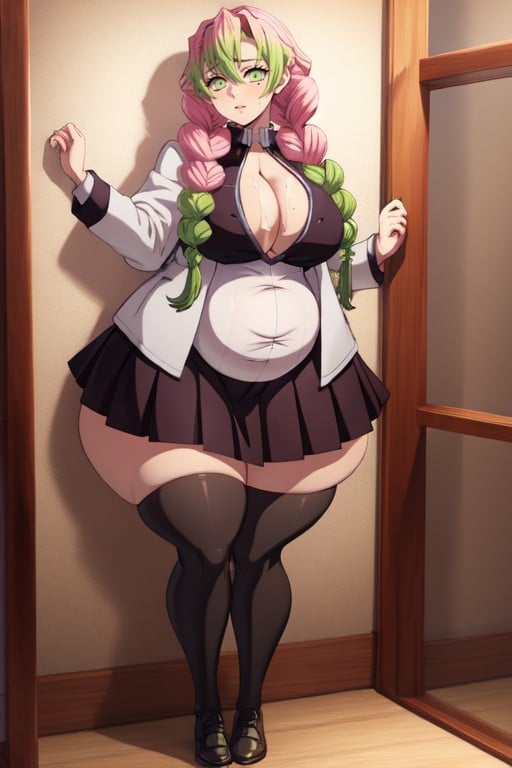 Mitsuri Kanroji (demon Slayer), Fat, 30+ Hentai AI Porn