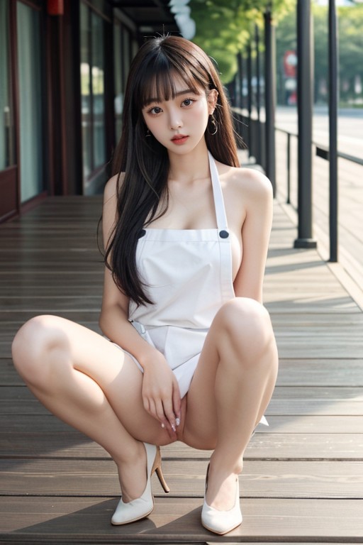 中国 少女 pussu Pussy, 中国人, Can See PussyAIポルノ