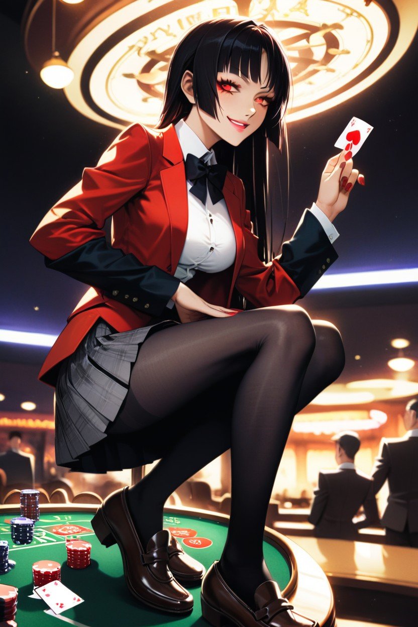 Casino Roulette, Slot Machines, White UnderwearPorno AI Hentai