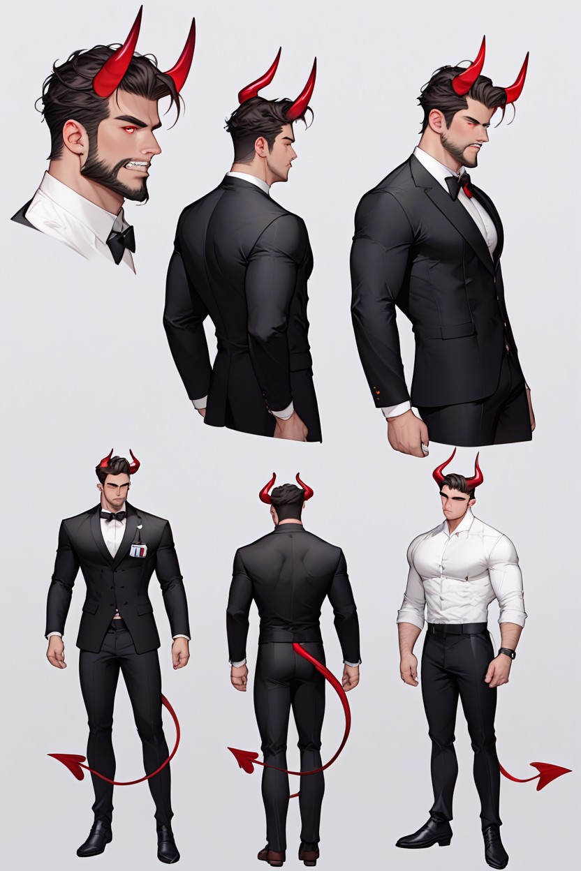 Furious, Lucifer Morningstar, Full Body AI Gay Porn