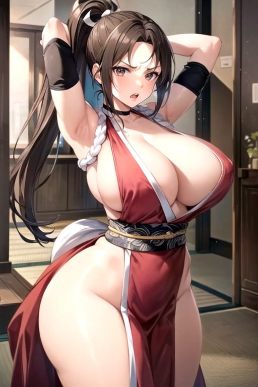 Mai Shiranui (the King Of Fighters), Massive Ass, Massive Breast AI Porn