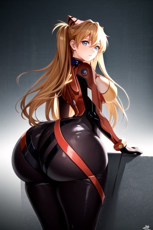 Massive Breast, Extremely Large Ass, Asuka (evangelion) AI Porn