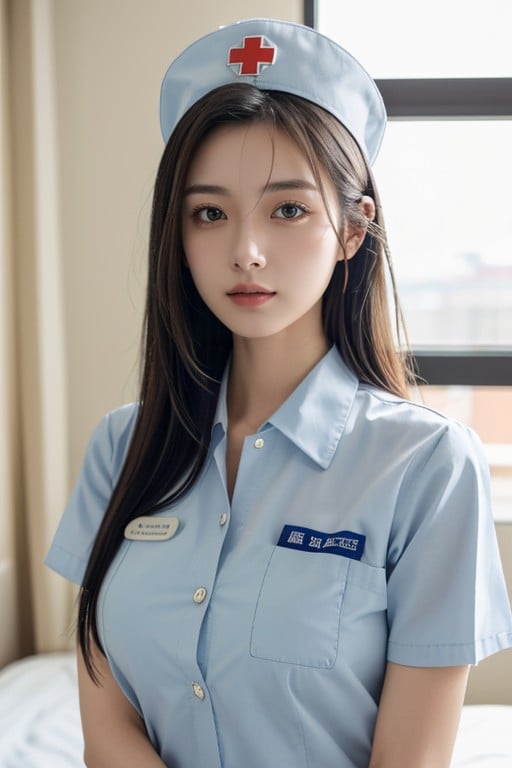 Japonés, Enfermera, HospitalPorno AI