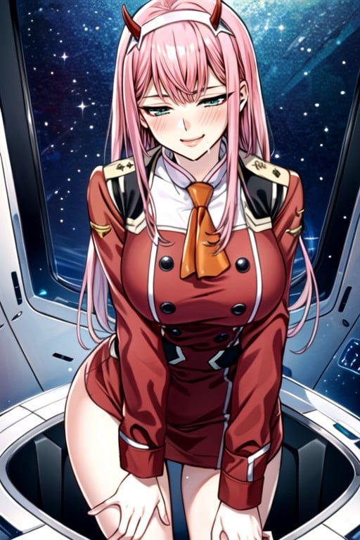Horny, Naked, Zero-two (darling In The Franxx) AI Porn