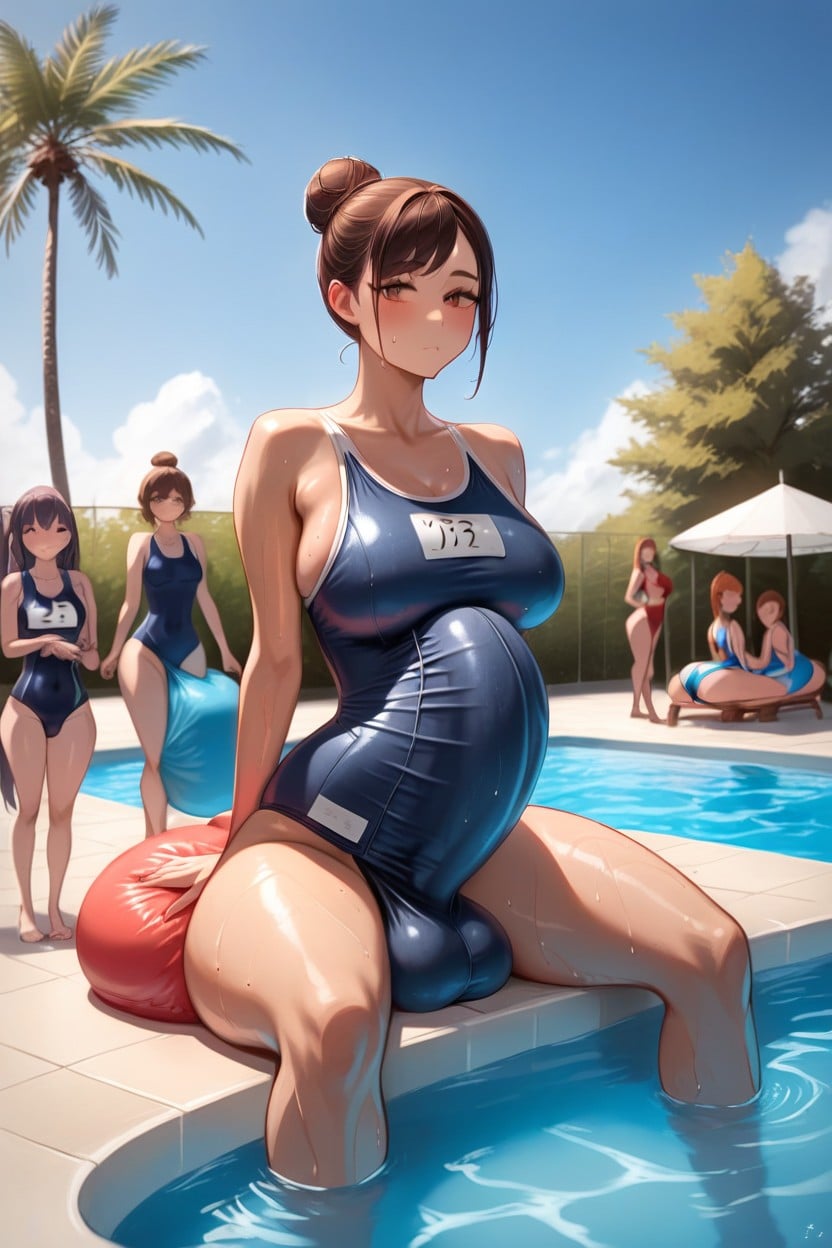 Raw Photo, Masterpiece, Harem Shemale AI Porn