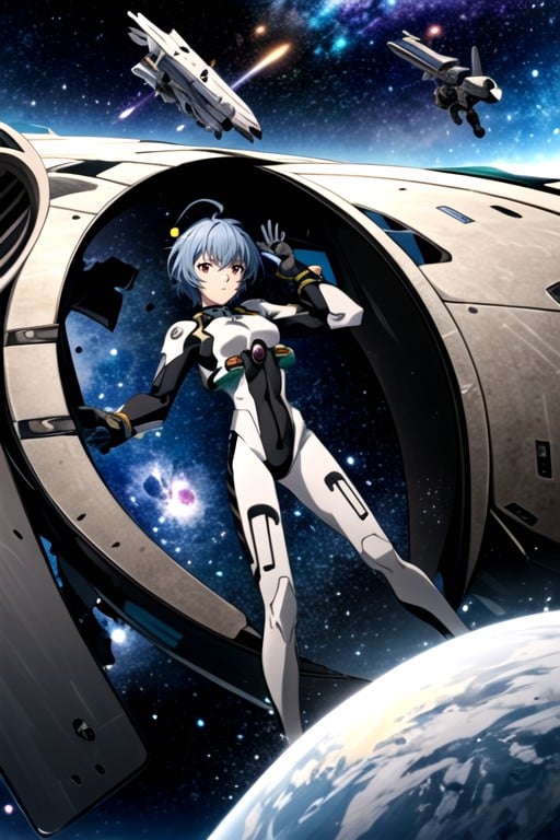 Helldivers, Space Suit, Ayanami Rei (evangelion) Hentai AI Porn