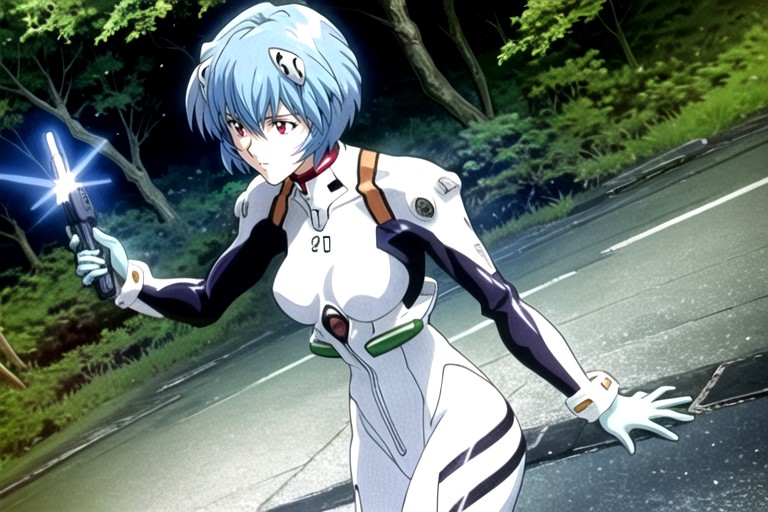 Combinaison Spatiale, Ayanami Rei From Neon Genesis Evangelion, Armure De RobotPorno IA