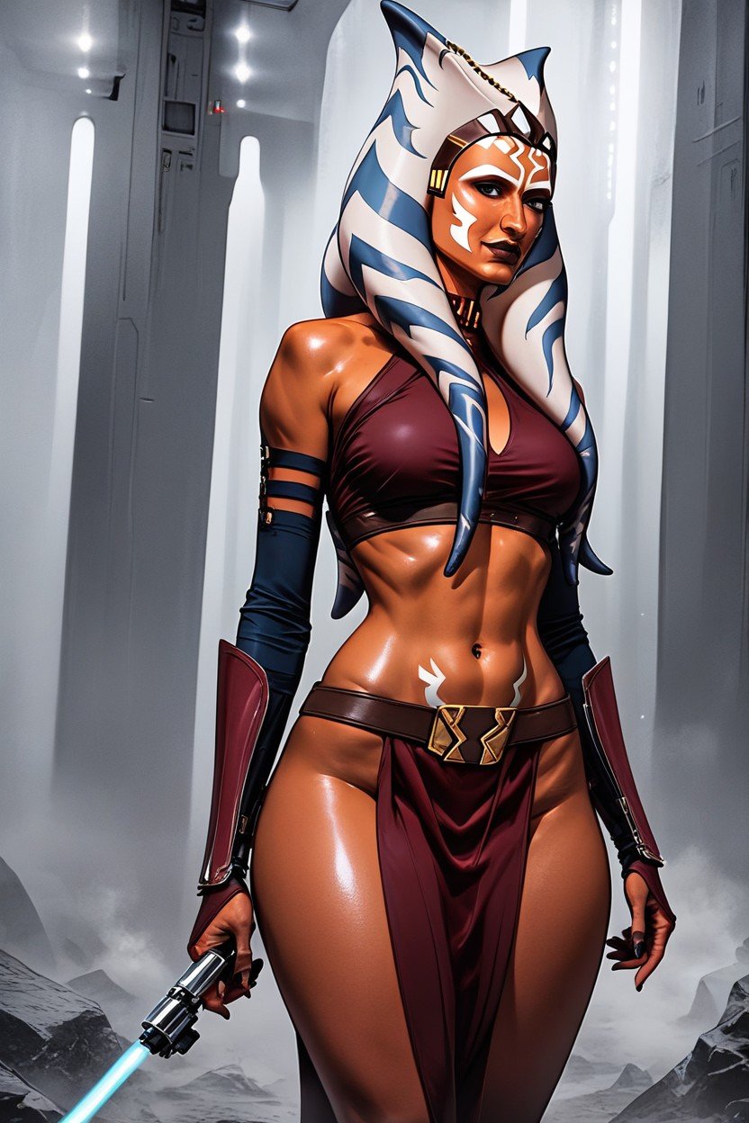 Small Breast, Waist Shot, Ahsoka Tano From Star Wars AI Porn