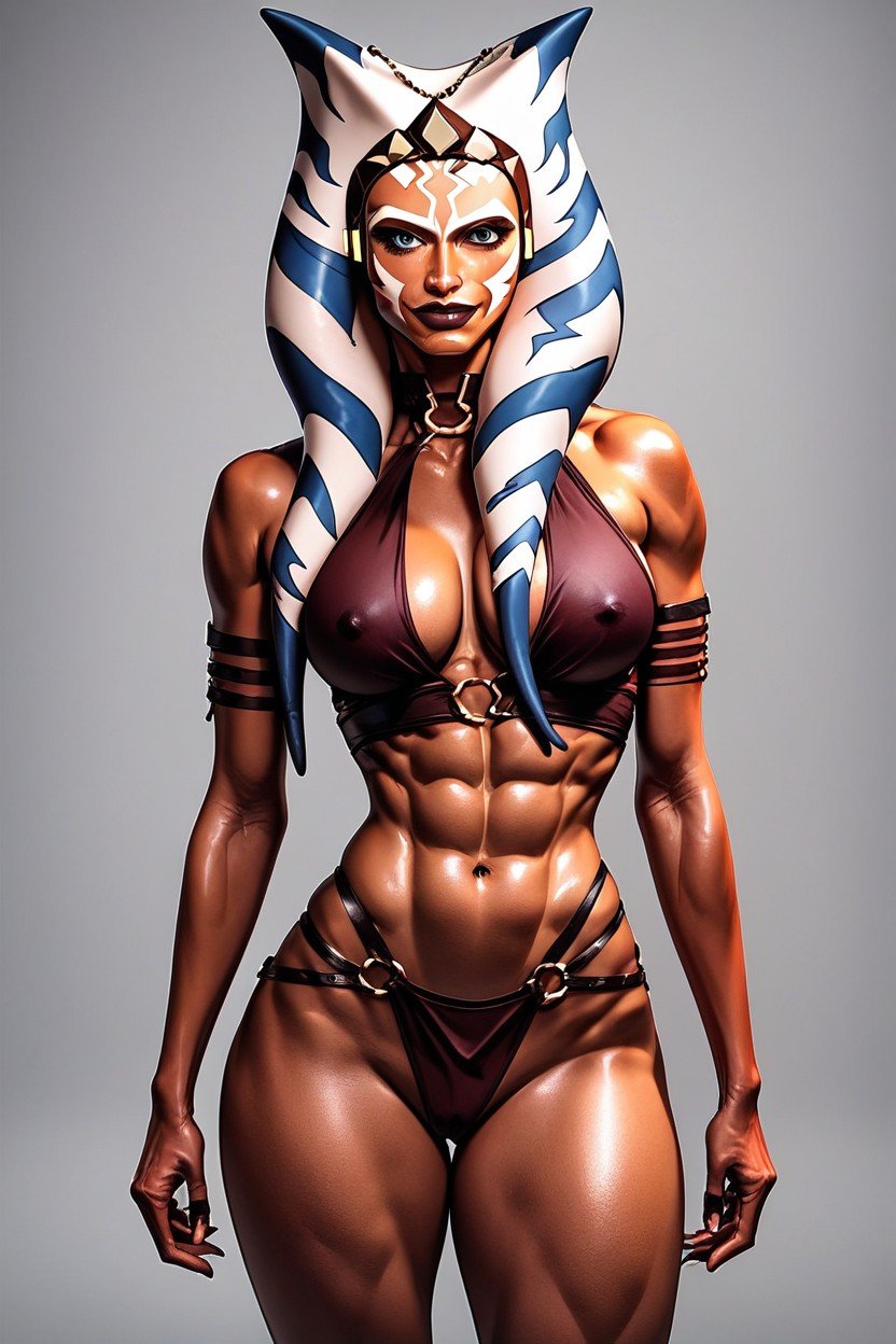 Cute, Ahsoka Costume, Waist Shot AI Porn