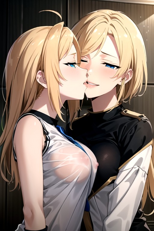 Embrasser (lesbiennes), Mushoku Tensei, Filets De PêchePorno IA