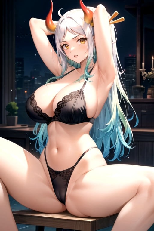 Soutien-gorge, Nude Pussy, Yamato (one Piece)Porno IA