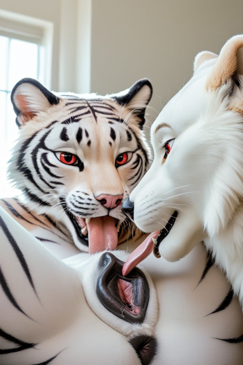 Anthro Body, Orgasm, Tongue In Pussy Furry AI Porn