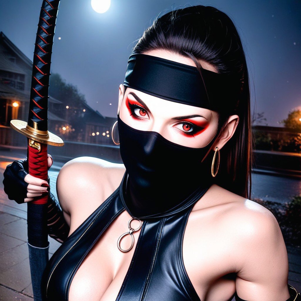 Ninja Hood, Under The Shade, Night Hentai AI Porn