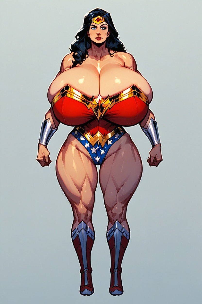 乳房擴張, Wonder Woman, Full BodyAI黃片