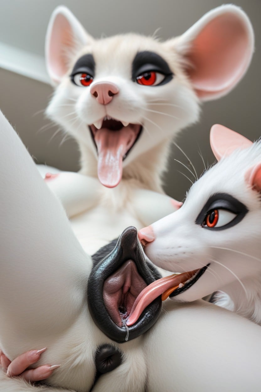 Dark Pussy, Anthro Body, Anatomicly Correct Furry AI Porn
