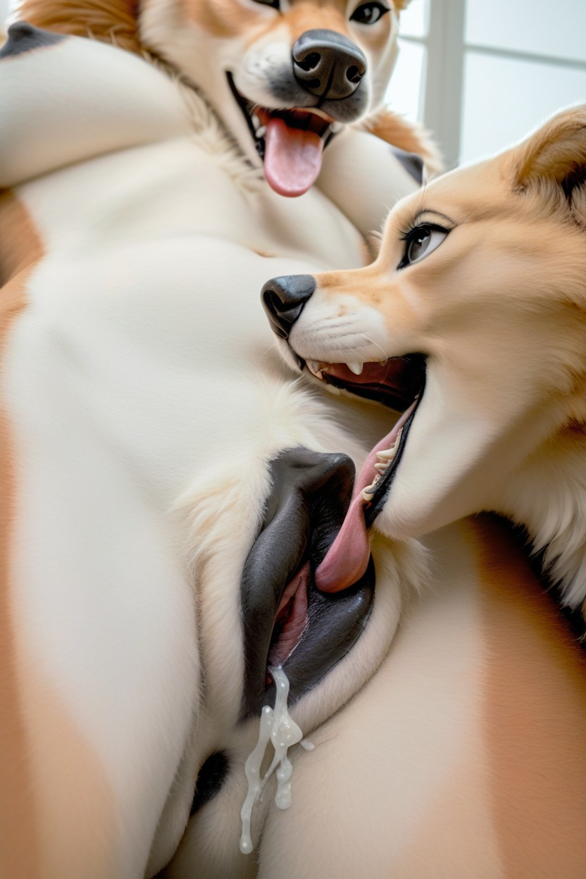 Cum On Fur, Fluffy, Pussy Spread Furry AI Porn