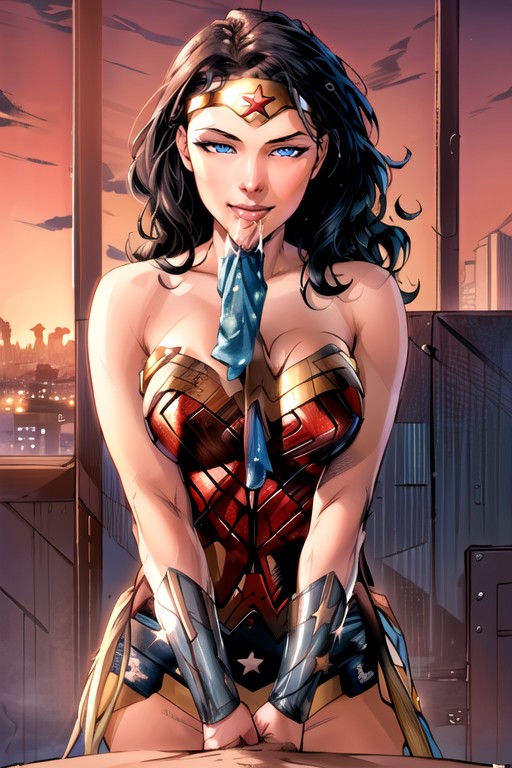 Nsfw, Comic, Wonder Woman (dc) Pornografia de IA