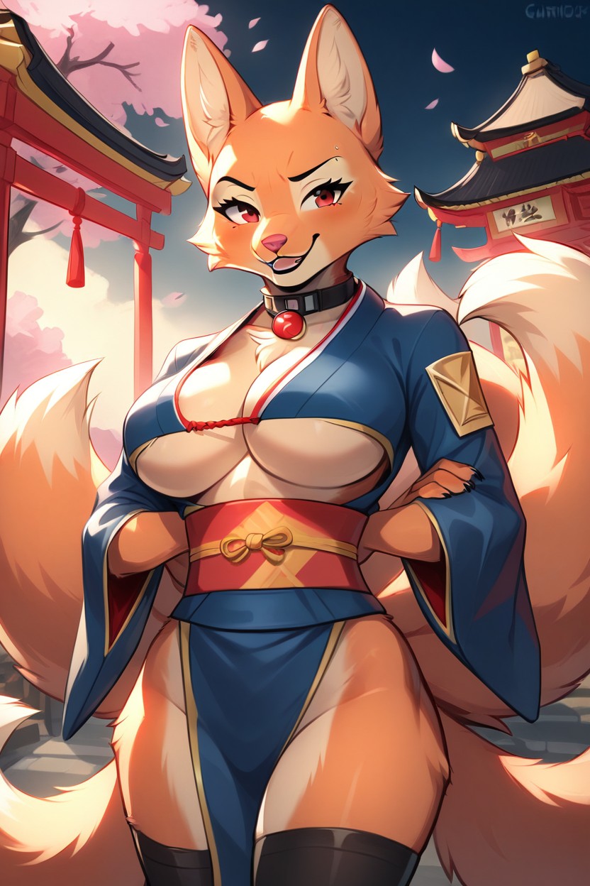 Diane Foxington, Dawn, Anthro Furry AI Porn