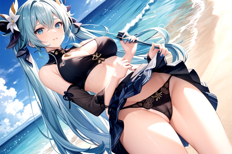 Nilou (genshin Impact), Undressing, Pubic Hair Furry AI Porn