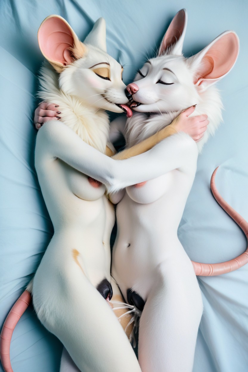 Legs Together, Cum On Body, Snuggle Furry AI Porn
