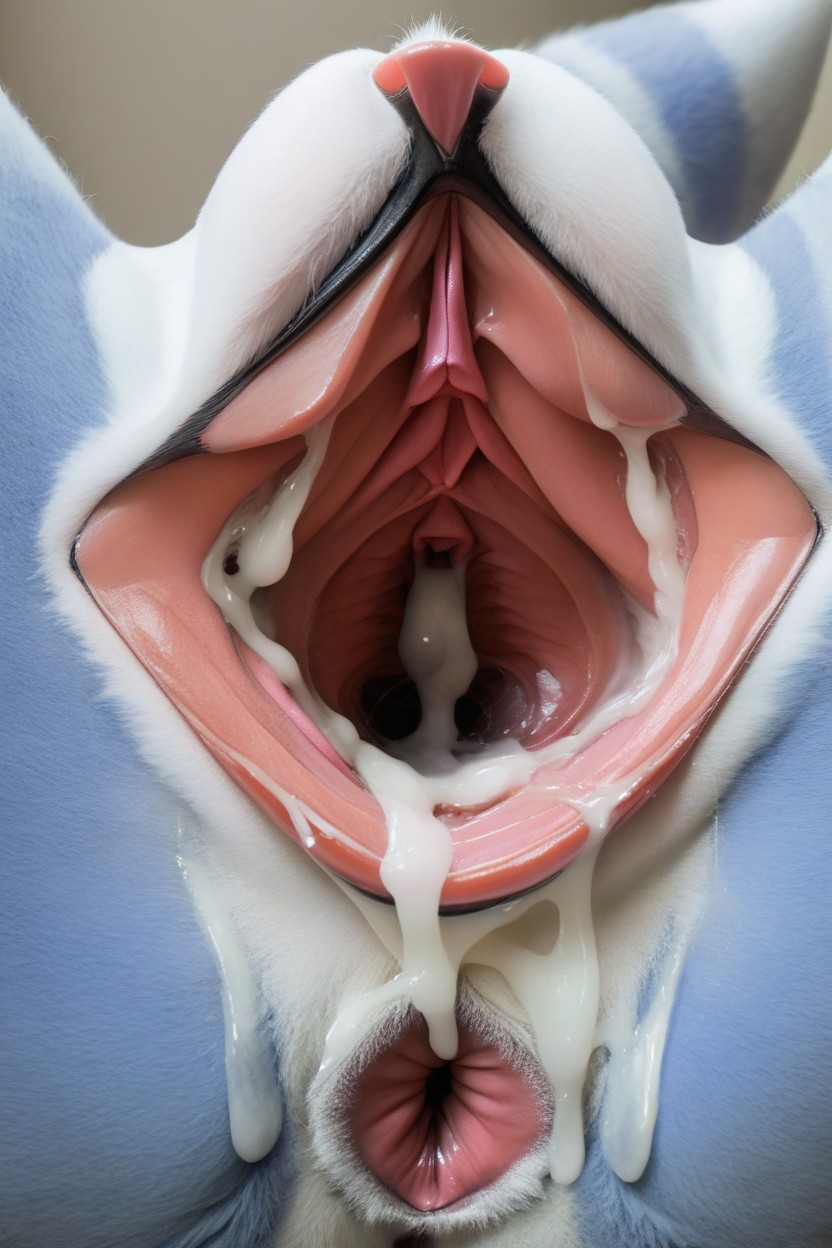 Dark Pussy, Rivet, Close-up Furry AI Porn
