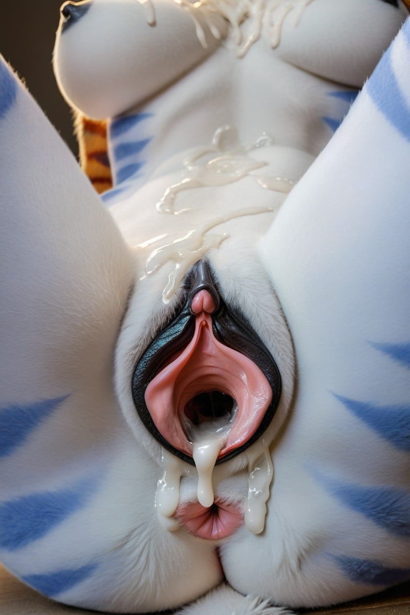Spread Pussy, Squirting Orgasm, Licking Pussy Lips Furry AI Porn