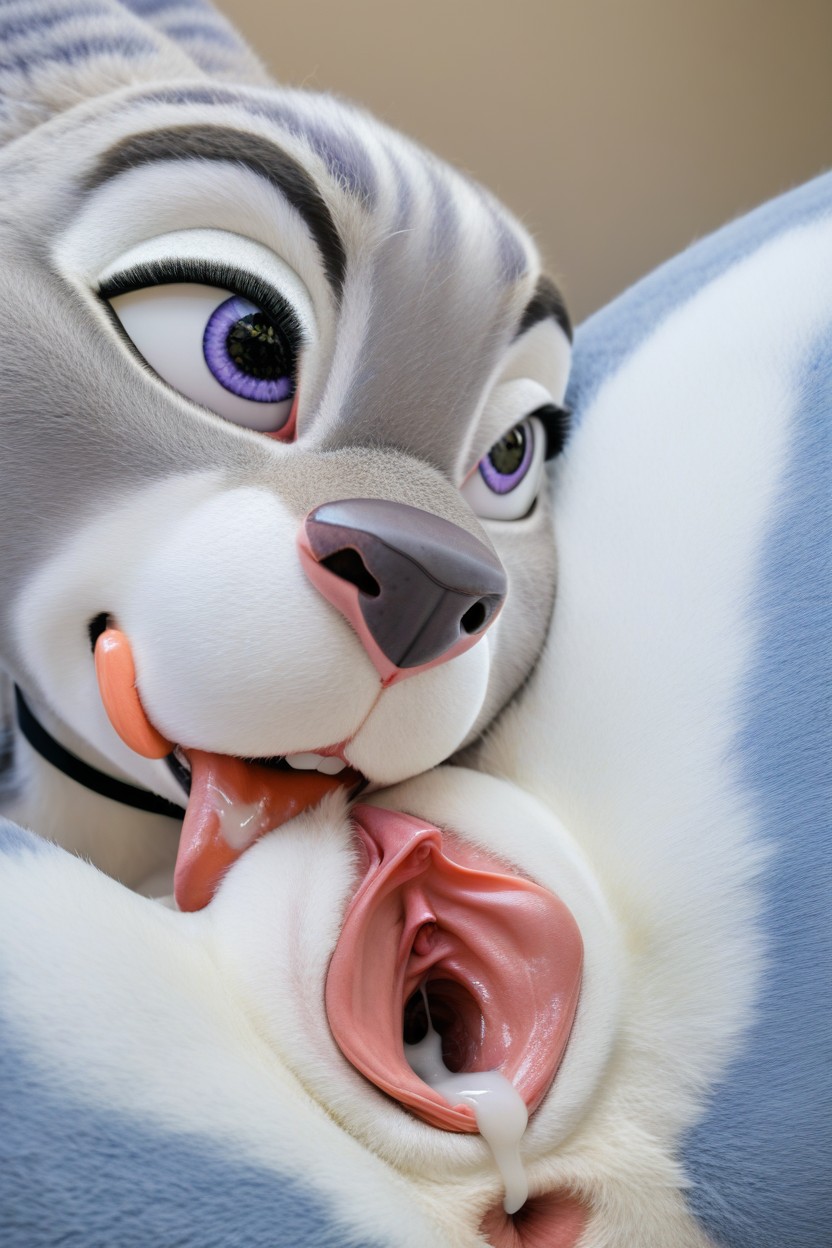 Deep Inside Pussy, Gaping, Lick Inside Pussy Furry AI Porn
