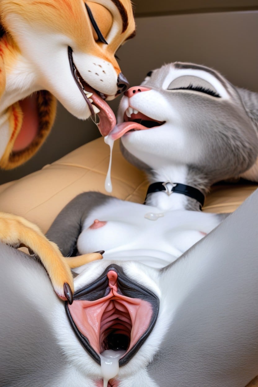 Cervix, Lick Vagina, Close-up Furry AI Porn