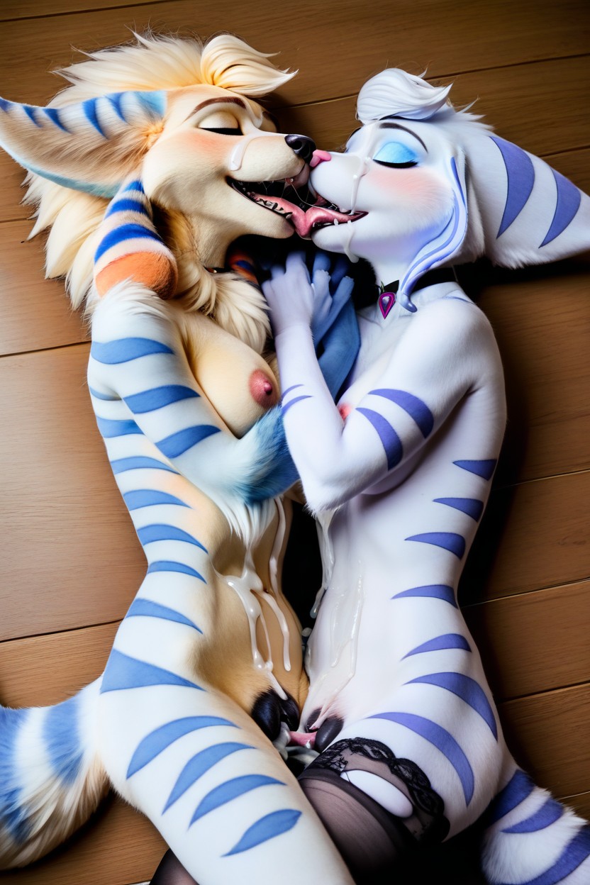 Cum In Face, Cuddle, Saliva Furry AI Porn