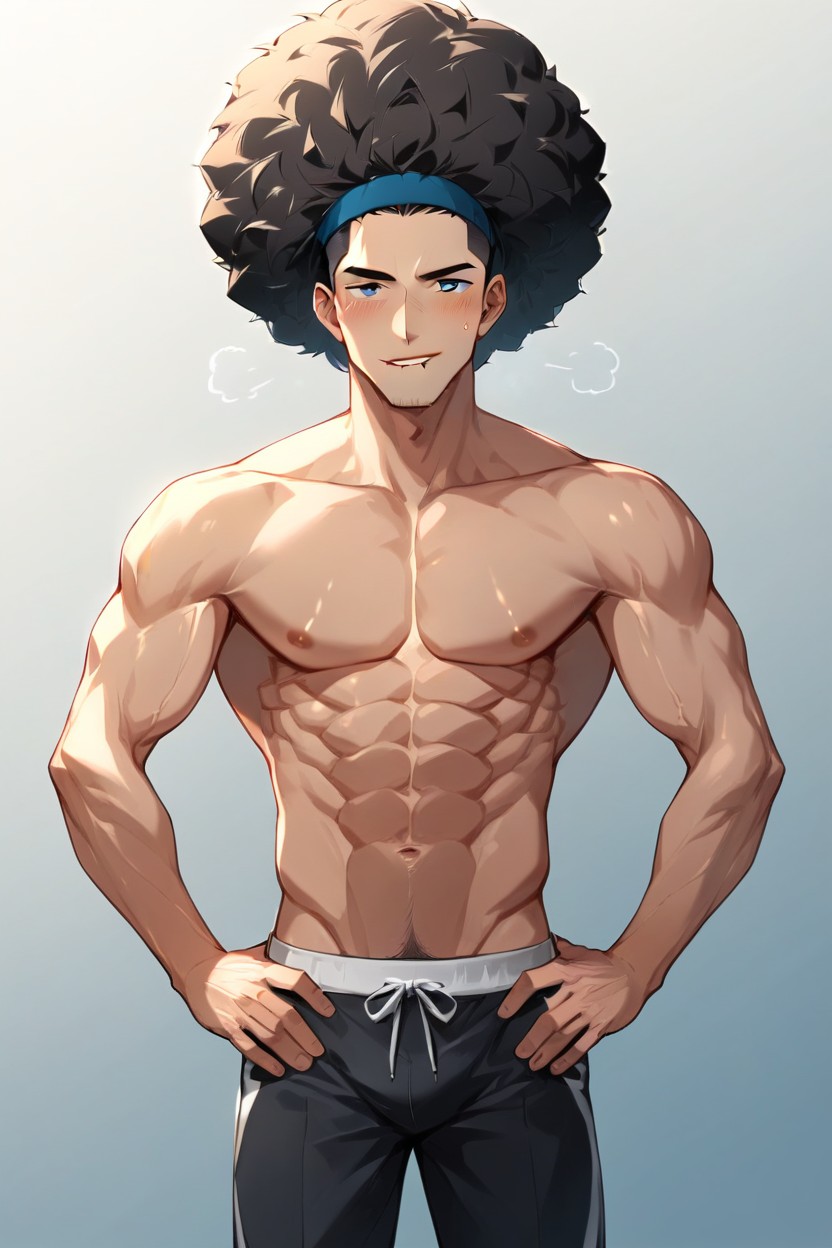 Afro, 20s, Massive Ass AI Porn