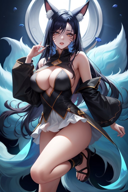 Facial Mark, Breasts, Magic Shemale AI Porn