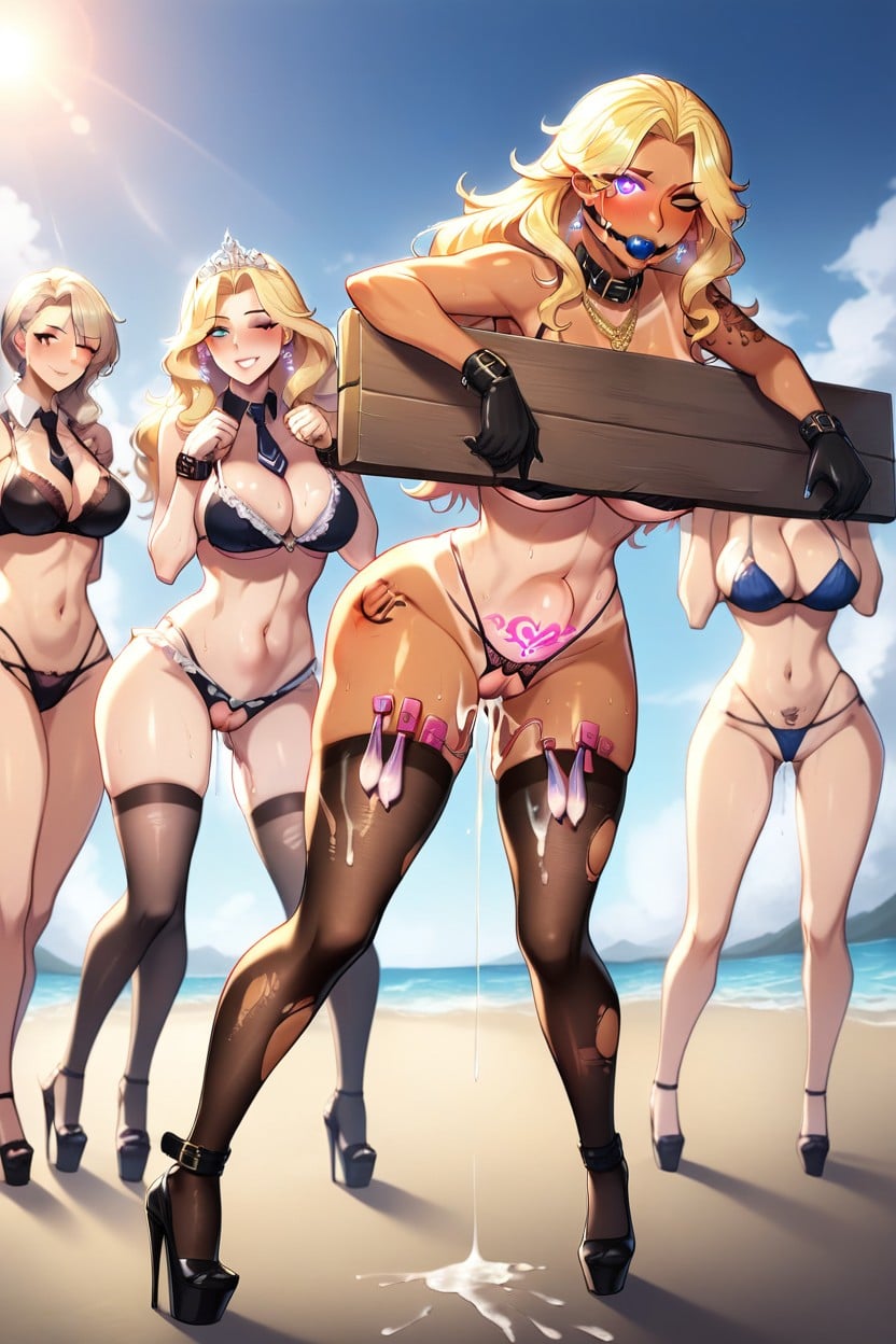 Horny, Standing, Sunny AI Porn