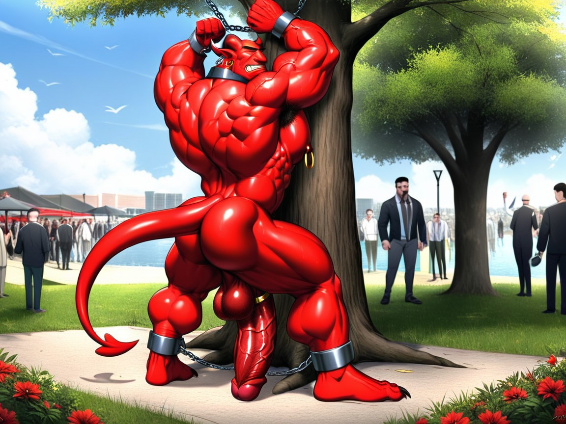 Tail, Demon, Bara AI Gay Porn