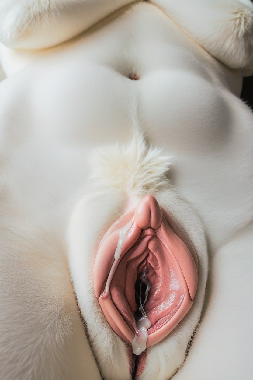Dripping Pussy, Look Inside Pussy, Hyper-realistic Canine Pussy AI Porn