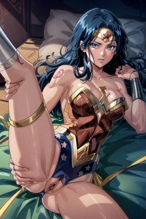 Pêlos Pubianos, Wonder Woman (dc), Desabotoado Pornografia de IA